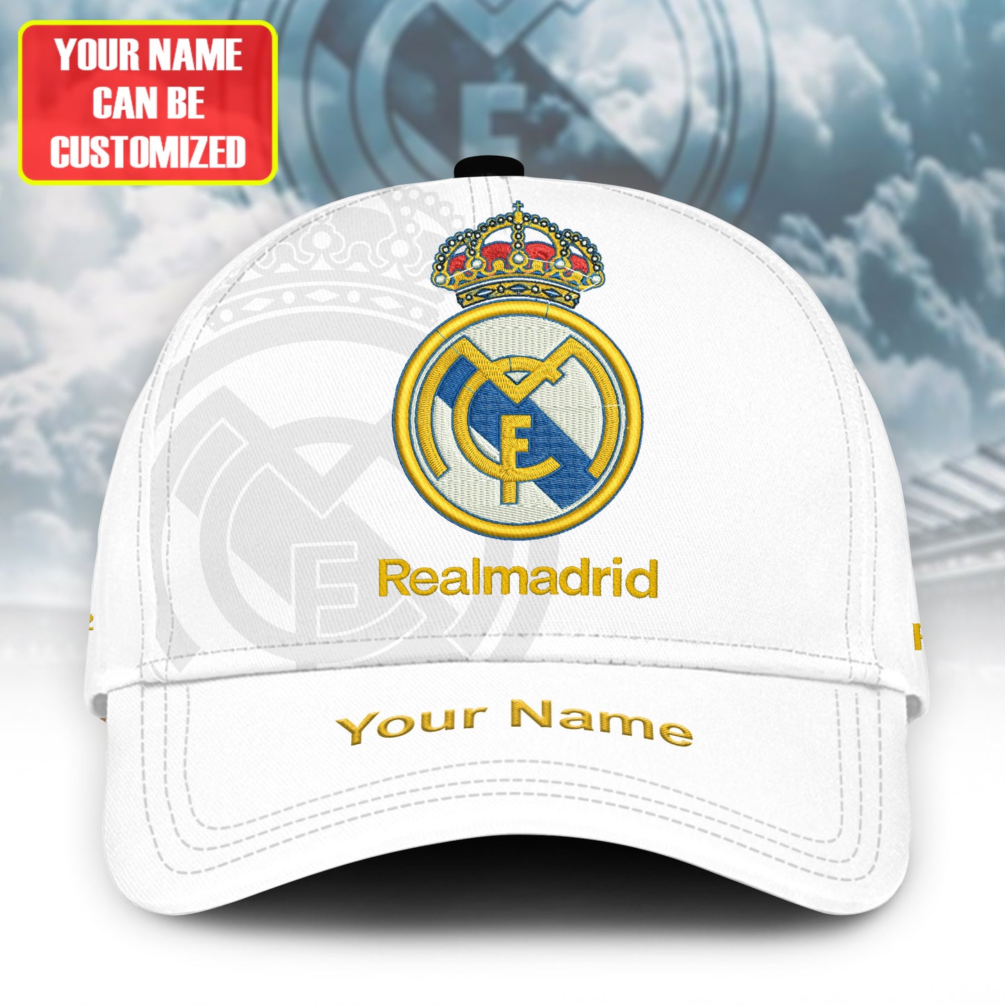 Personalized Real Vintage Embroidery Classic Cap