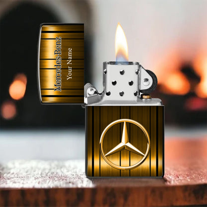 Personalized Merc Steel Zippo Lighter