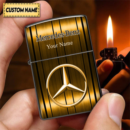 Personalized Merc Steel Zippo Lighter