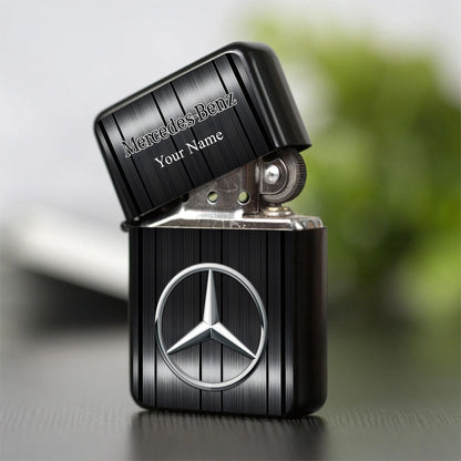 Personalized Merc Steel Zippo Lighter