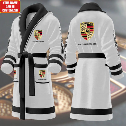 Personalized Pors Fleece Bathrobe P041003