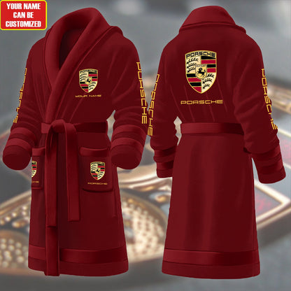 Personalized Pors Fleece Bathrobe P041003