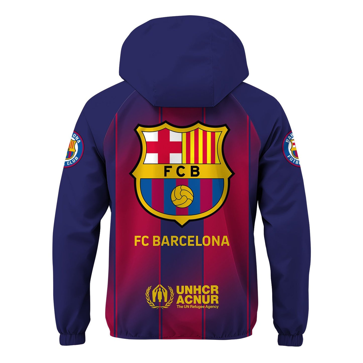 Personalized Barca FC Windproof Rush Jacket