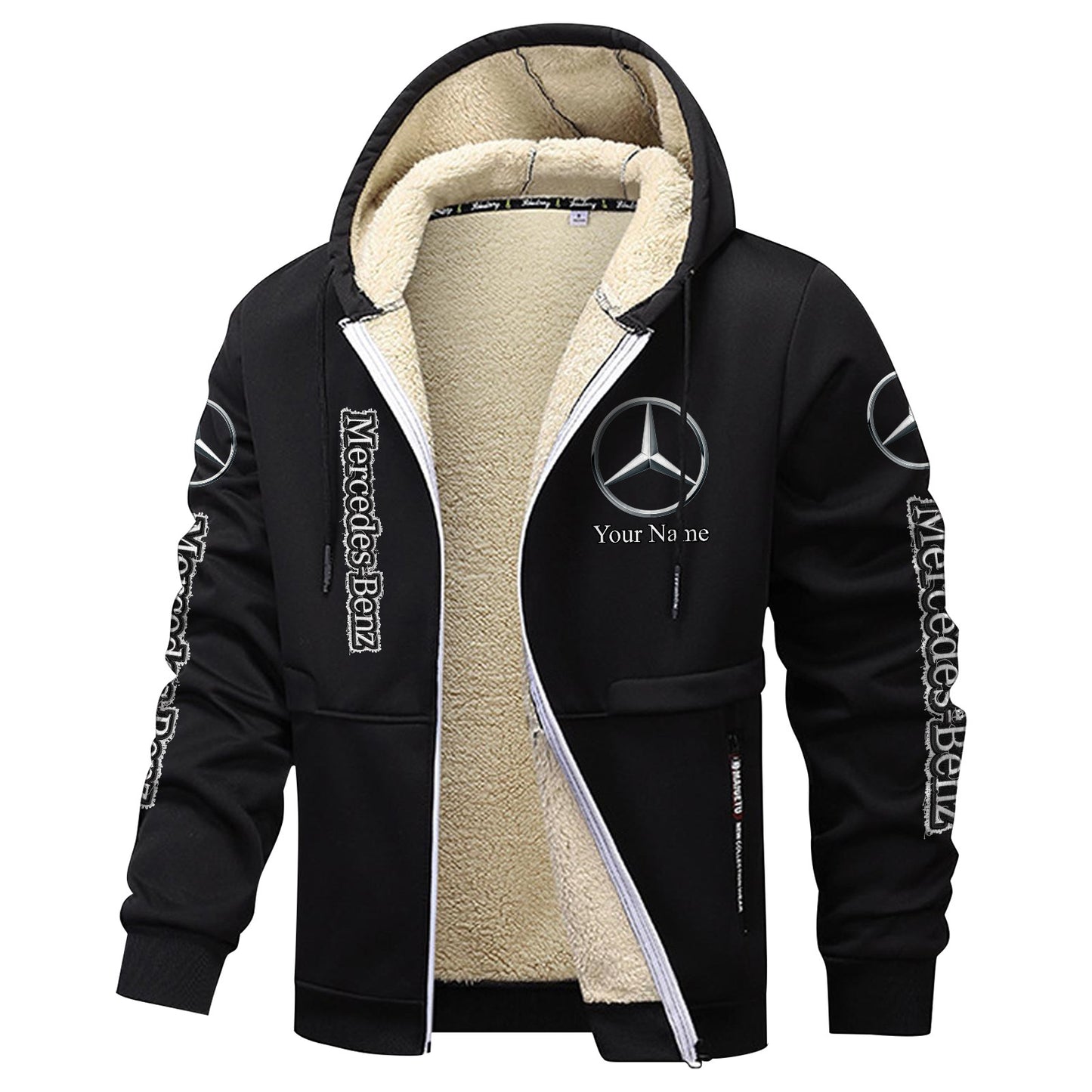 Personalized Merc Fleece 3D Unisex Hooded Jacket