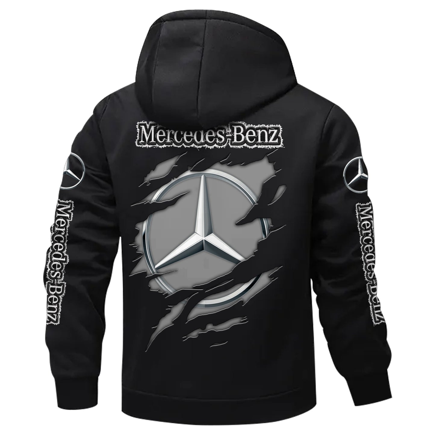 Personalized Merc Fleece 3D Unisex Hooded Jacket