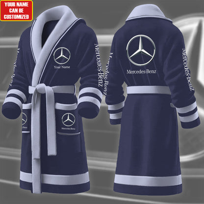 Personalized Merc Fleece Bathrobe P081001