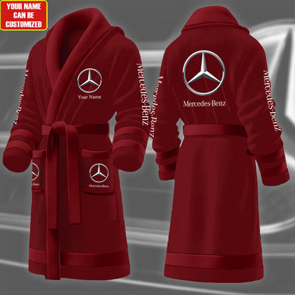 Personalized Merc Fleece Bathrobe P081001