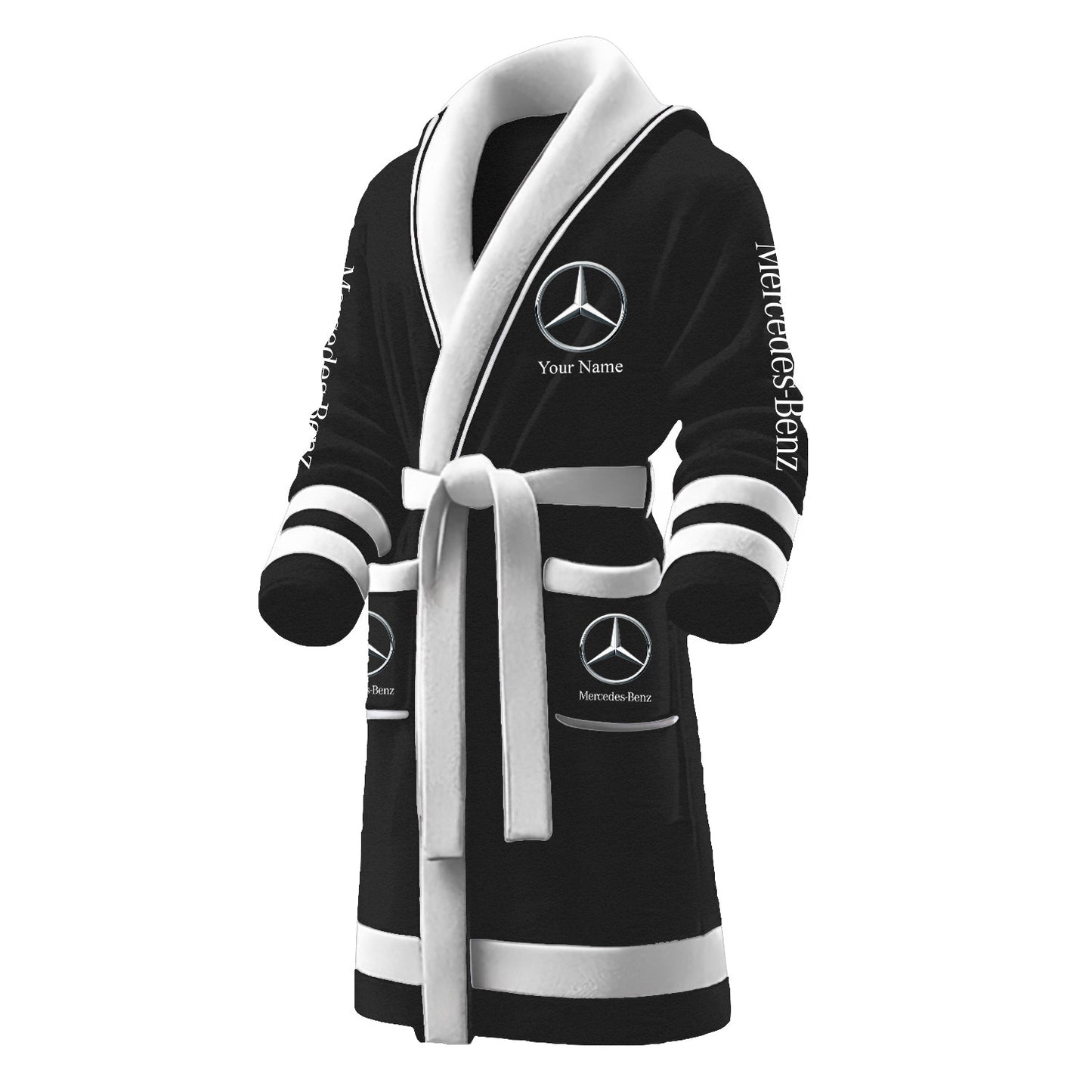 Personalized Merc Fleece Bathrobe P081001