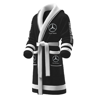 Personalized Merc Fleece Bathrobe P081001