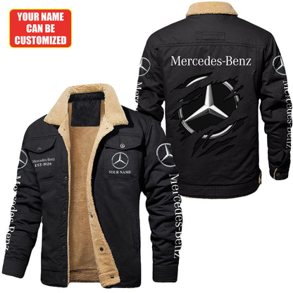 Personalized Merc Fleece Thermal Cotton Jacket
