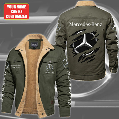 Personalized Merc Fleece Thermal Cotton Jacket
