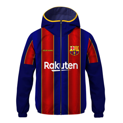 Personalized Barca Rakuten Windproof Rush Jacket