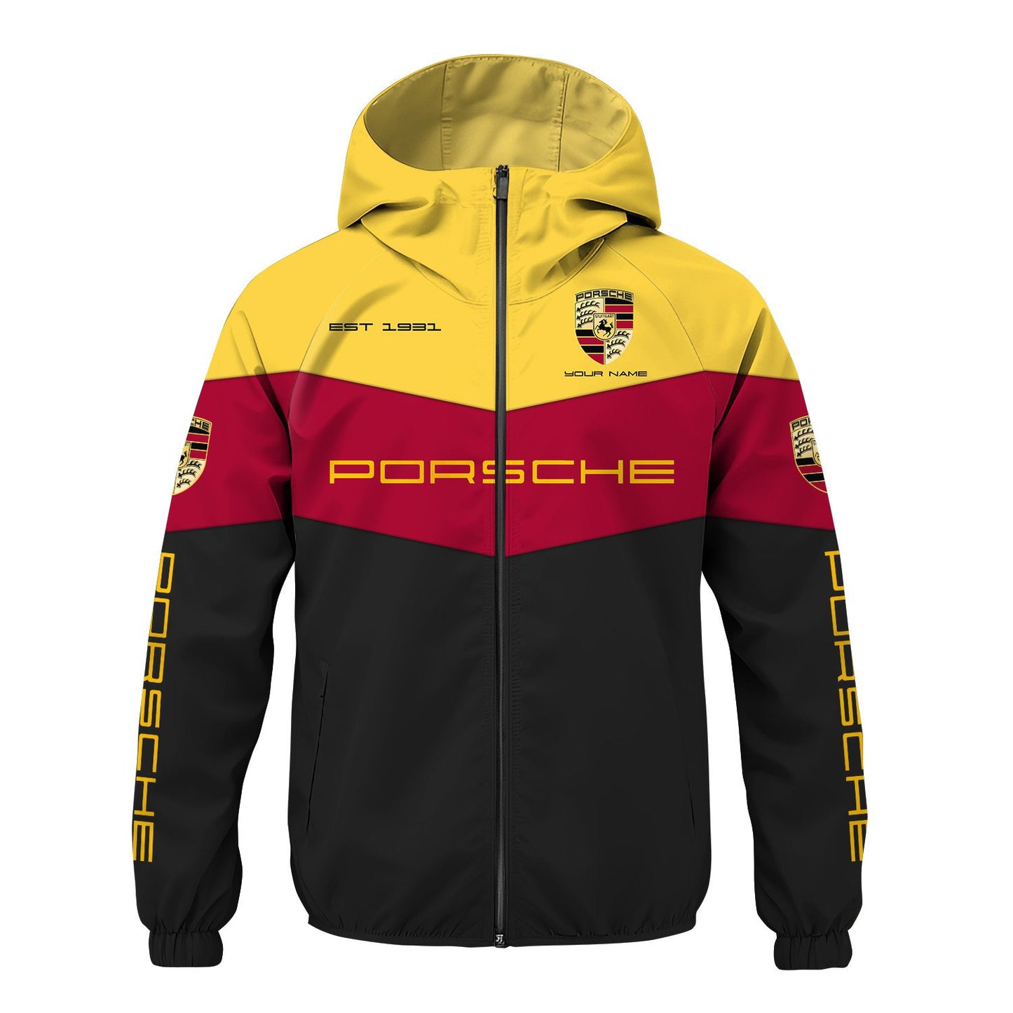 Personalized Pors Sport Windproof Rush Jacket