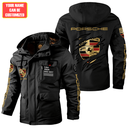 Personalized Pors Windbreaker Hooded Jacket