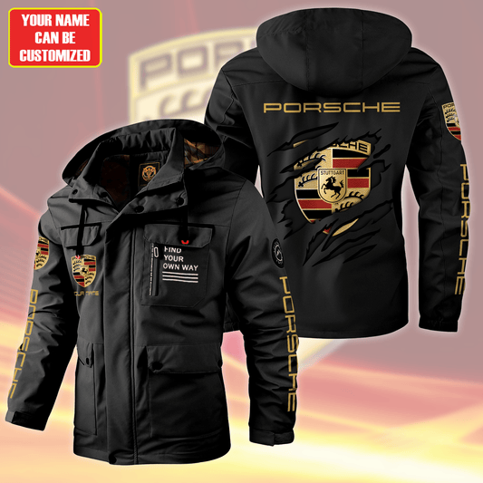 Personalized Pors Windbreaker Hooded Jacket