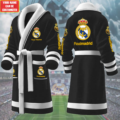 Personalized Real Fleece Bathrobe P091001