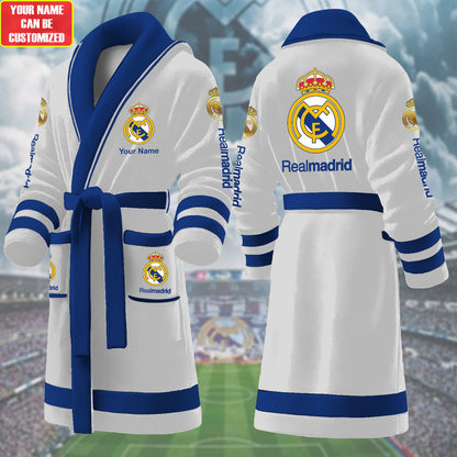 Personalized Real Fleece Bathrobe P091001