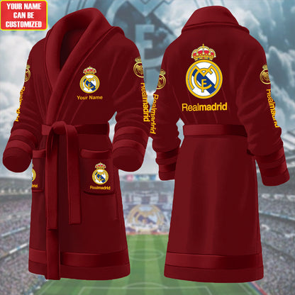 Personalized Real Fleece Bathrobe P091001