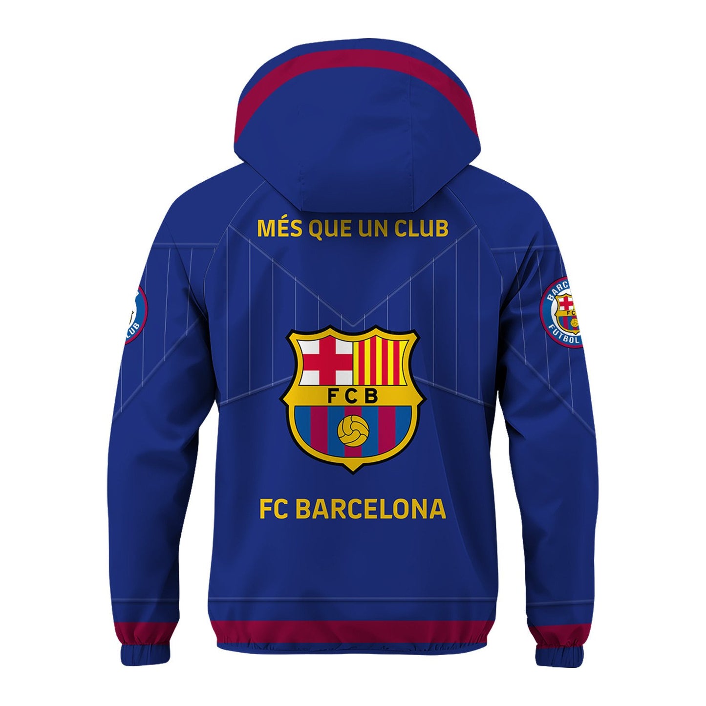 Personalized Barca Windproof Rush Jacket