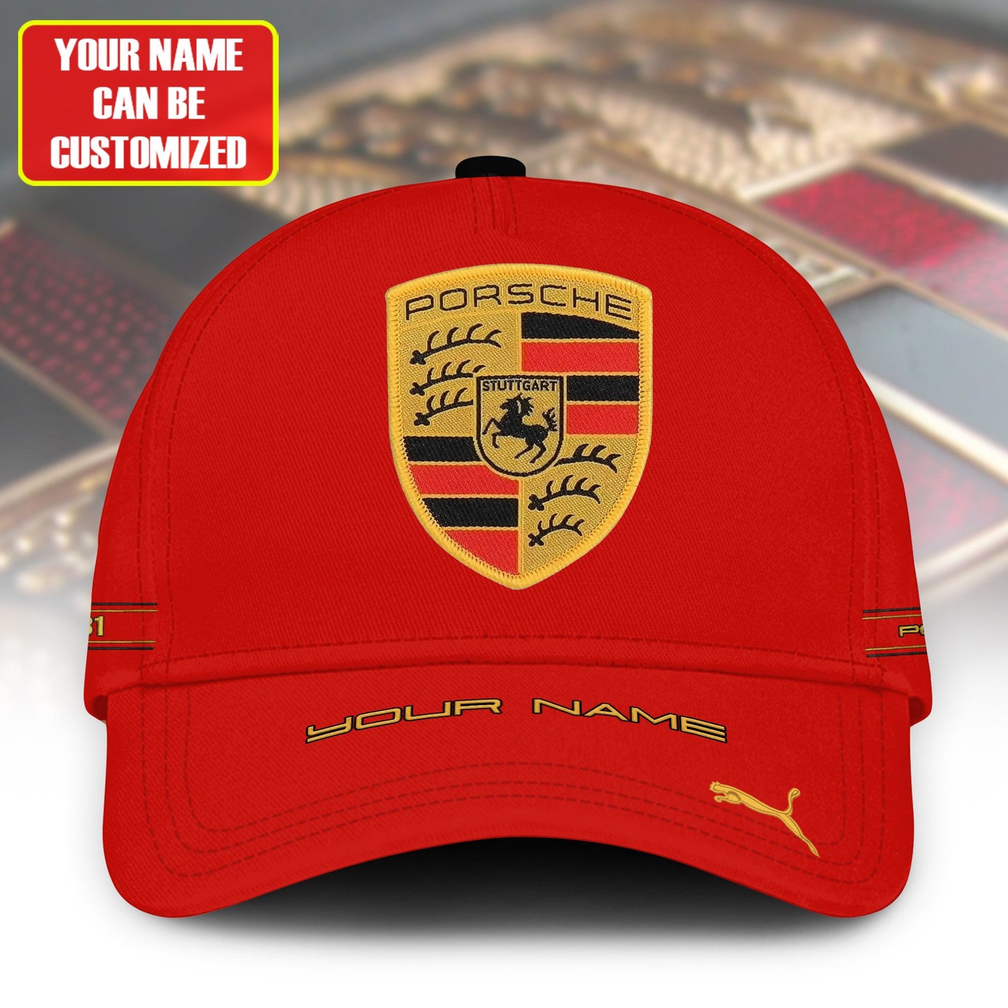 Personalized Pors Vintage Embroidery Classic Cap V2