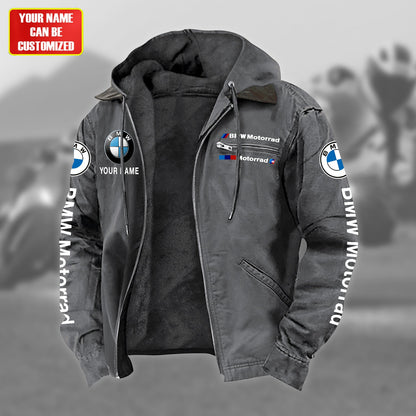 Personalized BW Motorrad Fur lining Paddle Jacket