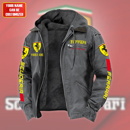 Personalized SF Fur lining Paddle Jacket