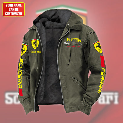Personalized SF Fur lining Paddle Jacket