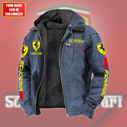 Personalized SF Fur lining Paddle Jacket
