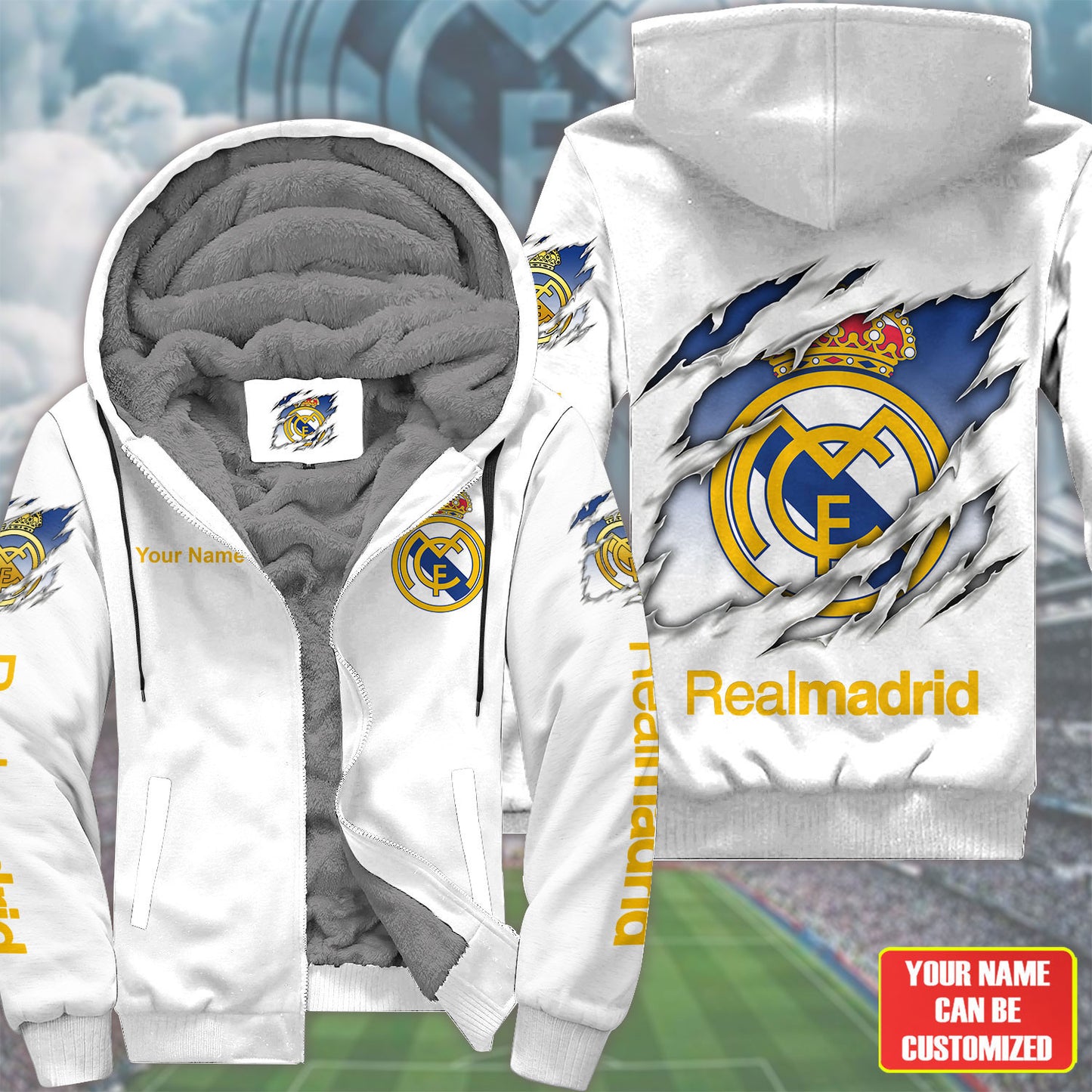 Personalized Real Fleece 3D All Over Printed Unisex Shirt