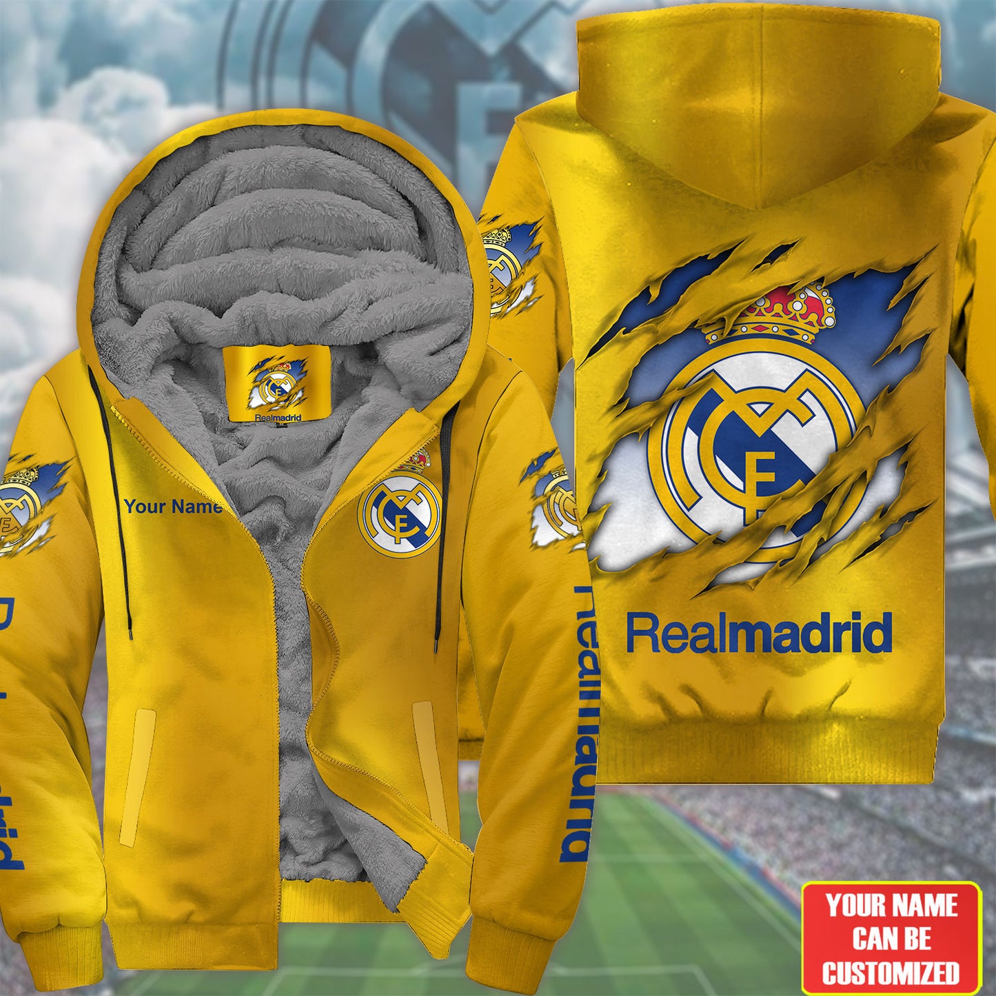 Personalized Real Fleece 3D All Over Printed Unisex Shirt