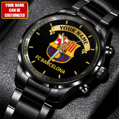Personalized Barca FC Luxury Stainless Steel Watch