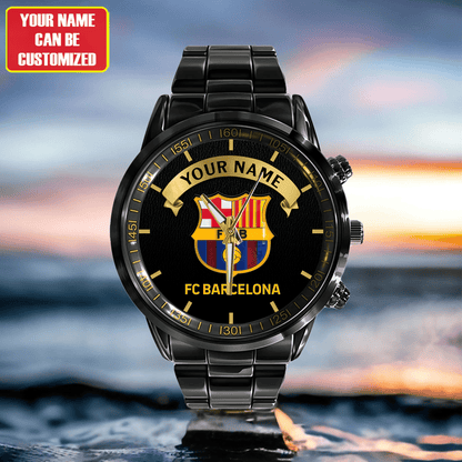 Personalized Barca FC Luxury Stainless Steel Watch