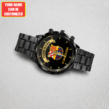 Personalized Barca FC Luxury Stainless Steel Watch