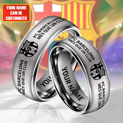 Personalized Barca FC Custom Alloy Ring V2