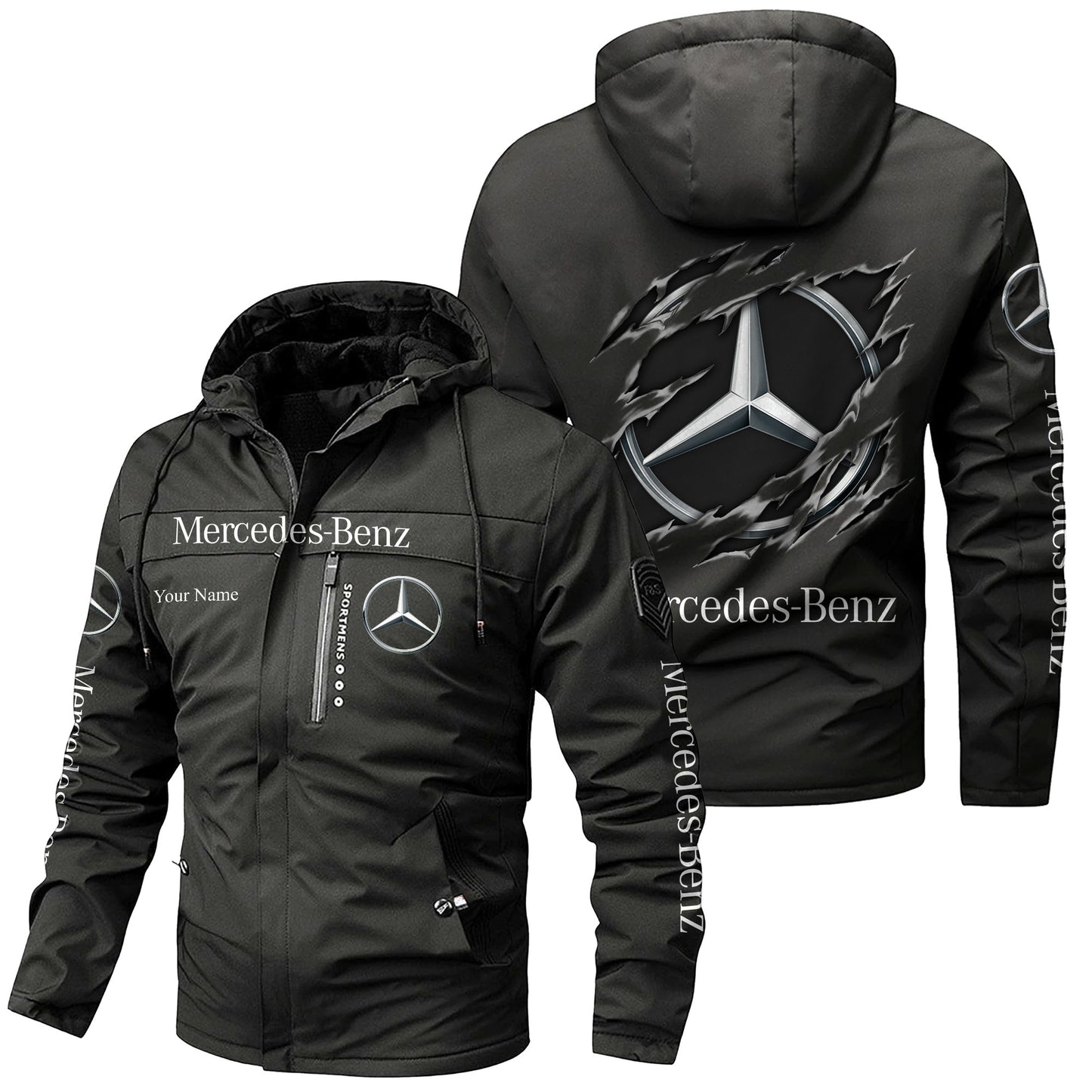 Personalized Merc 3D Windproof Jacket