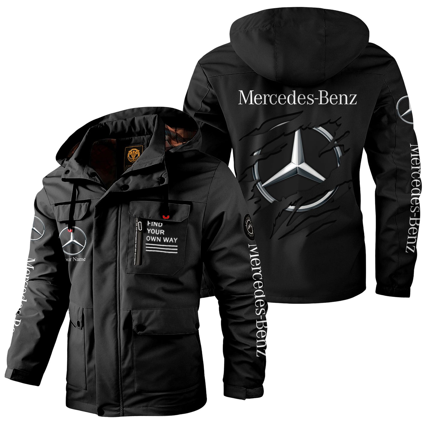 Personalized Merc Windbreaker Hooded Jacket