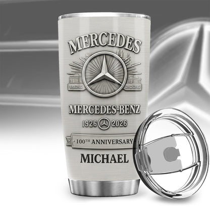 Personalized Merc 100th Anniversary Tumbler 20oz 30oz Cup