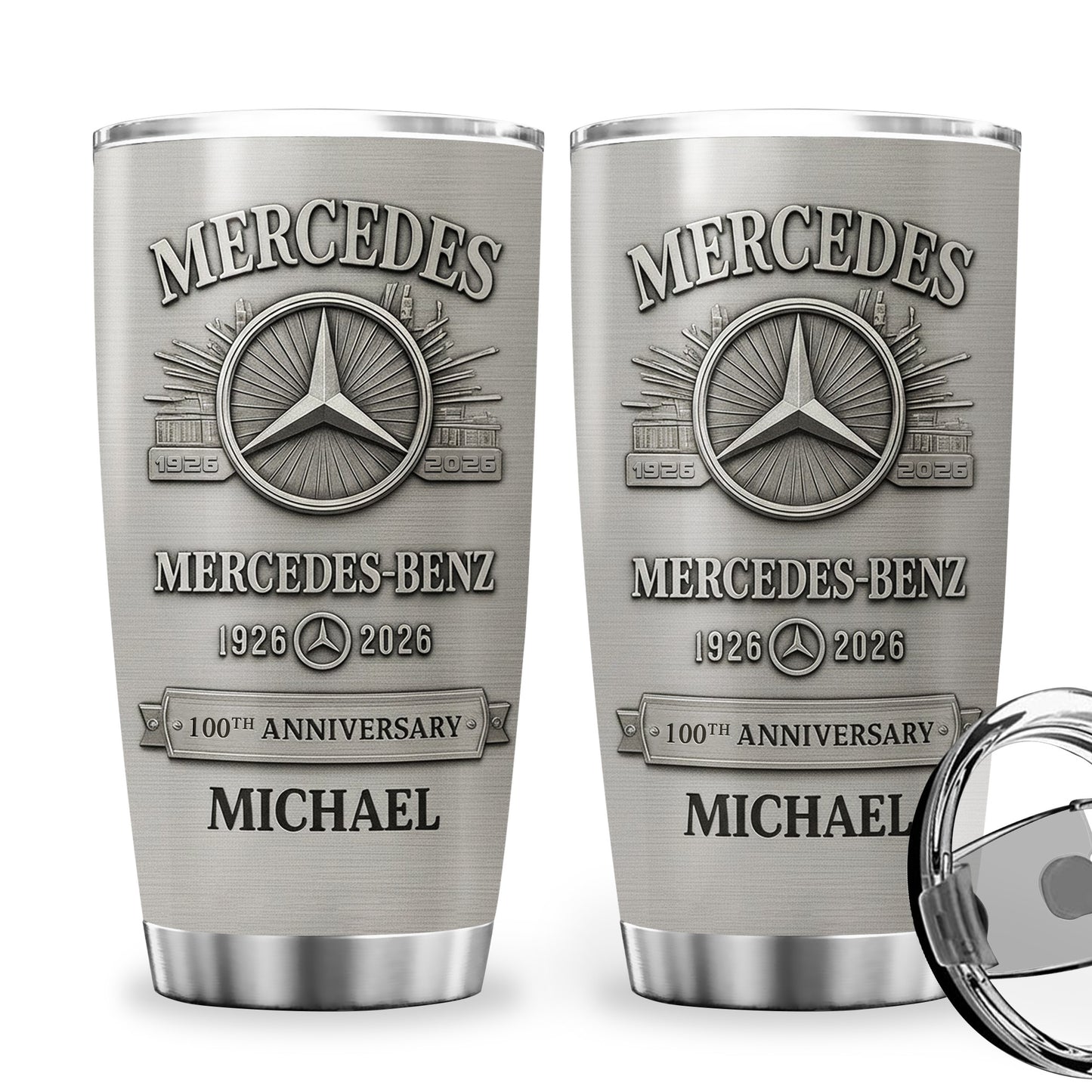 Personalized Merc 100th Anniversary Tumbler 20oz 30oz Cup