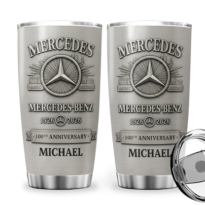 Personalized Merc 100th Anniversary Tumbler 20oz 30oz Cup