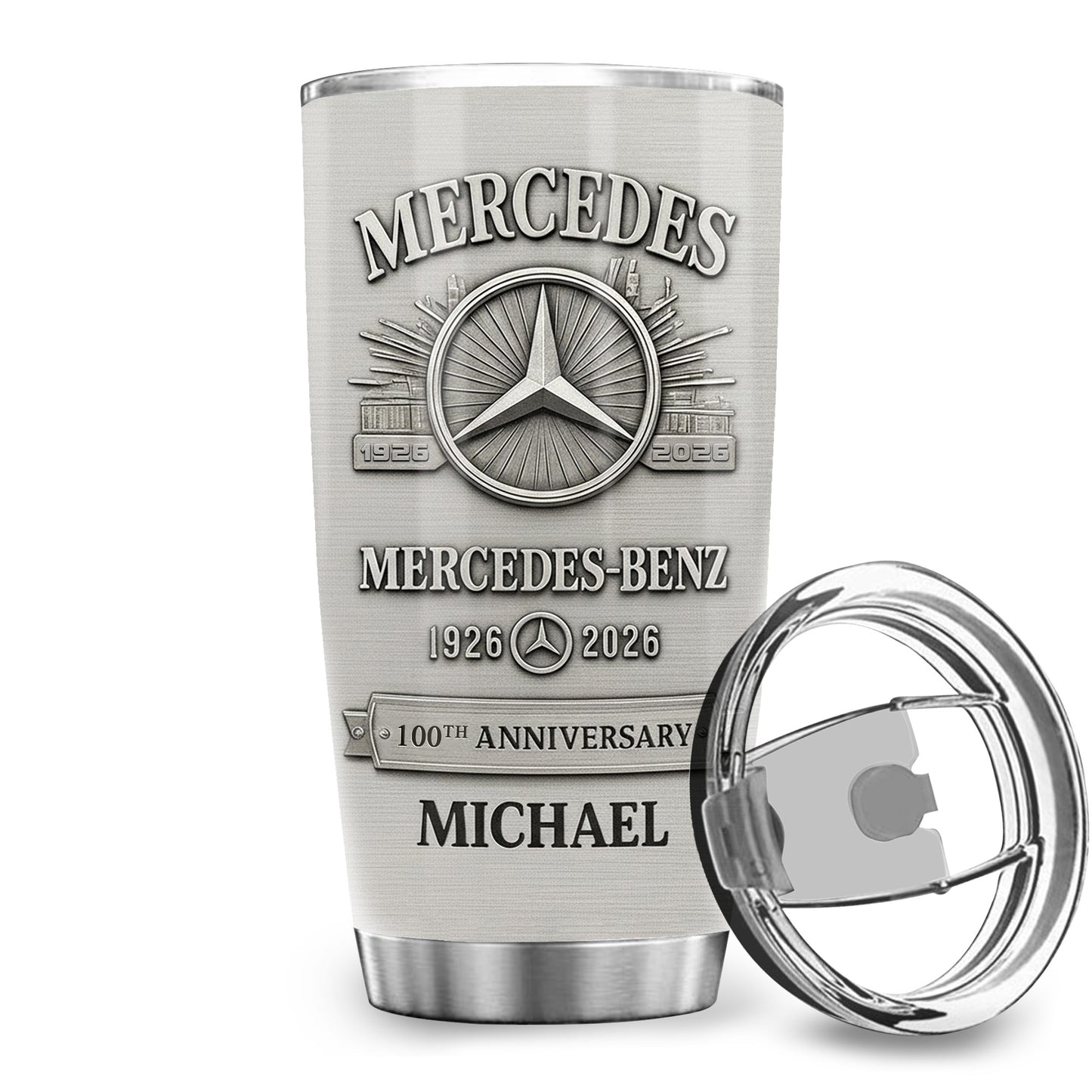 Personalized Merc 100th Anniversary Tumbler 20oz 30oz Cup