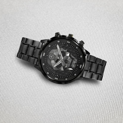 Personalized Merc Skull Stainless Steel Watch