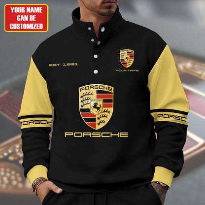 Personalized Pors Unisex Western Style Sweater With Buckles