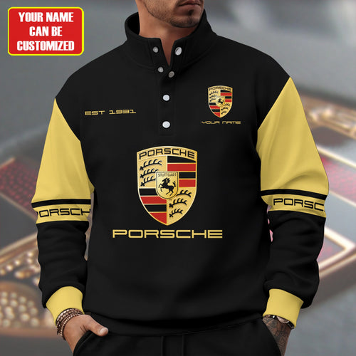 Personalized Pors Unisex Western Style Sweater With Buckles