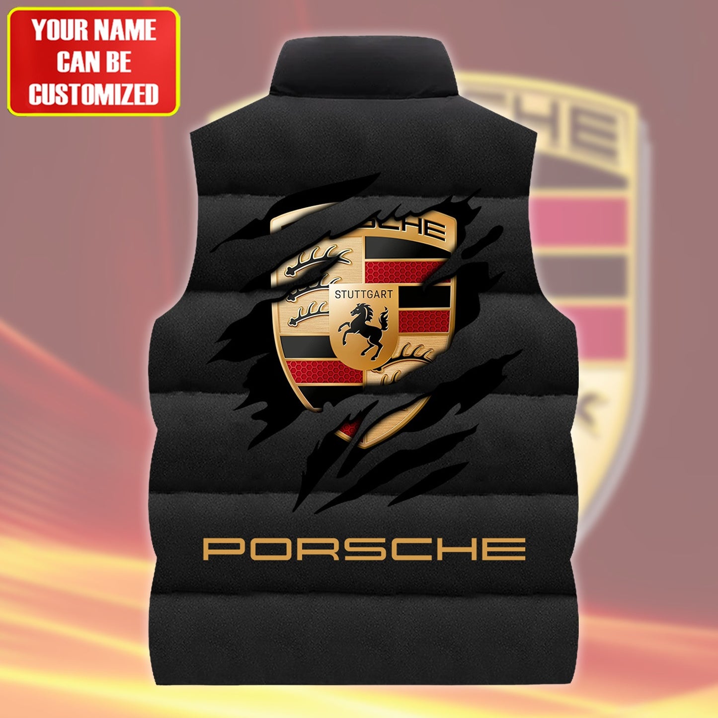 Pors Tear Sleeveless Windproof Puffer Jacket Q131001