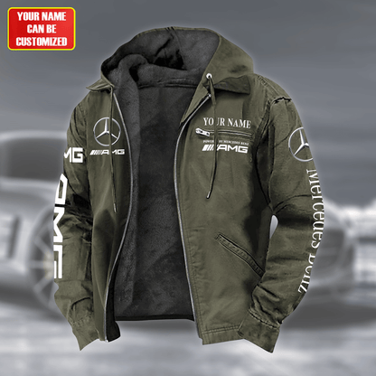 Personalized Merc AMG Fur lining Paddle Jacket V2