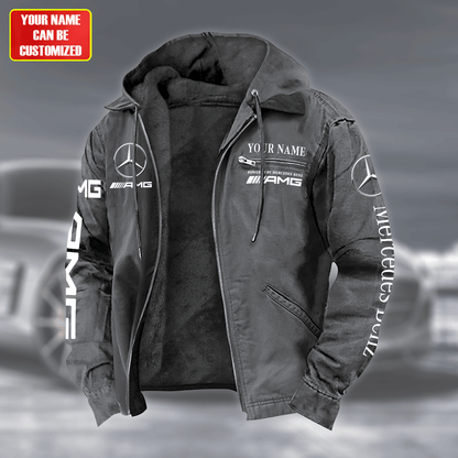Personalized Merc AMG Fur lining Paddle Jacket V2