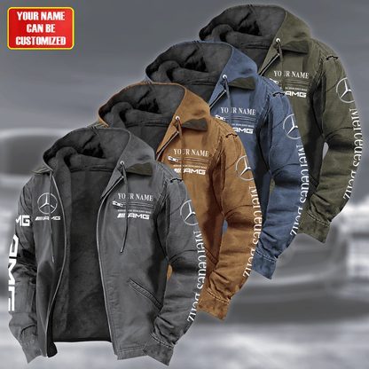 Personalized Merc AMG Fur lining Paddle Jacket V2