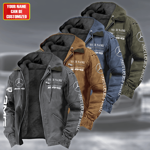 Personalized Merc AMG Fur lining Paddle Jacket V2
