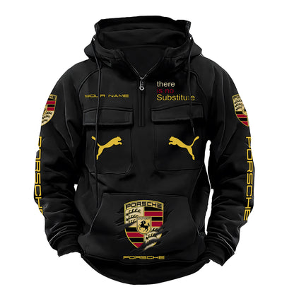 Personalized Pors Tear Retro Cotton Hoodie