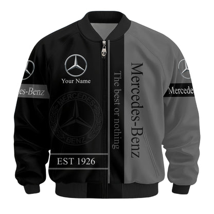 Personalized Merc Vintage Printed Bomber Jacket P161002